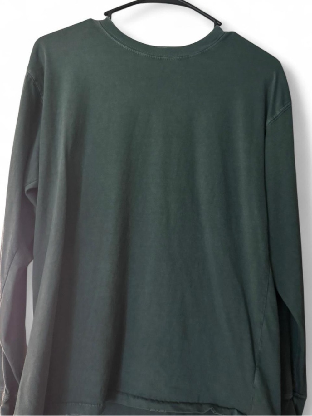 Aeropostale Women's Long-Sleeve Crewneck Shirt - Forest Green